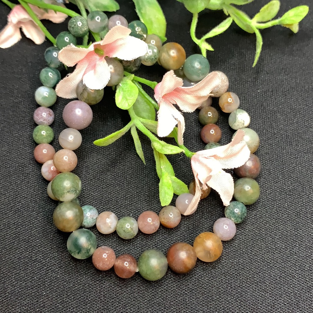 2 Stone Bead Handmade Bracelet’s